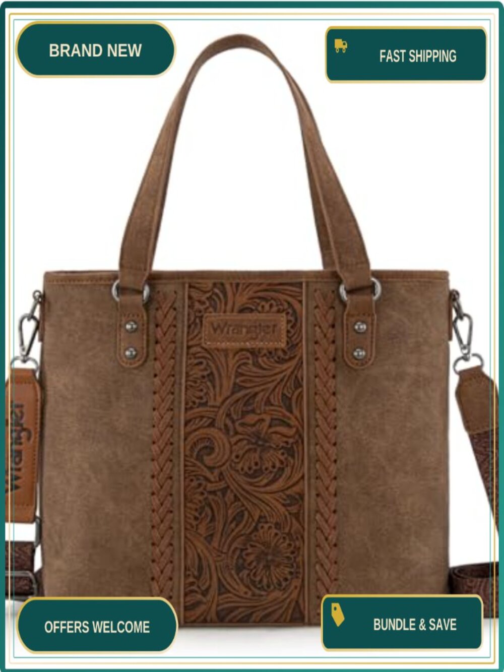 Western Aztec Tote Bag Crossbody Satchel Purse with Adjustable Strap